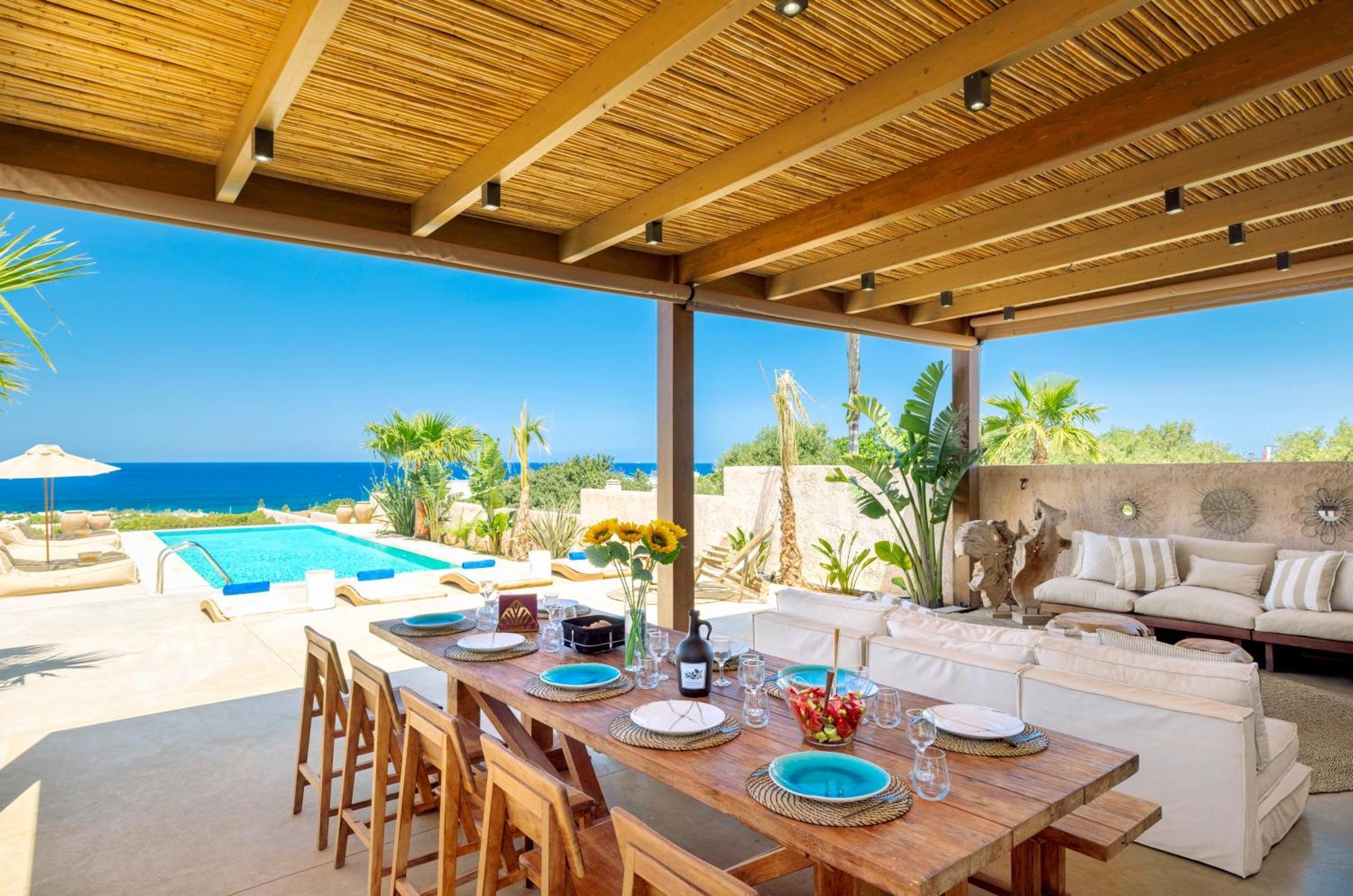 Casa Tequiero, An Ethereal Seaview Retreat, By Thinkvilla Hersonissos  Exteriör bild