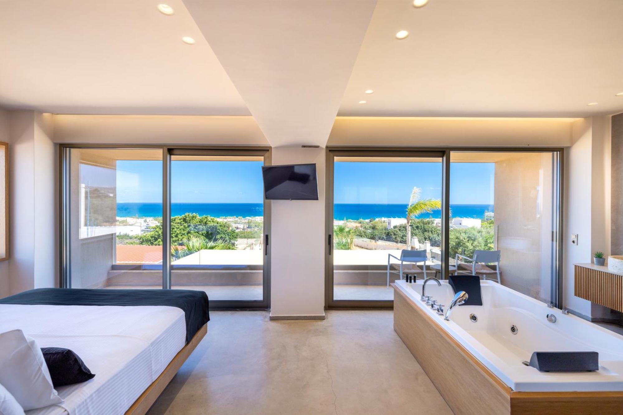 Casa Tequiero, An Ethereal Seaview Retreat, By Thinkvilla Hersonissos  Exteriör bild